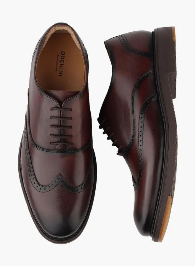 دوتشيني Men Lace-Up Oxford Shoes